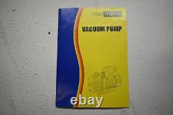 VivoHome Air Vacuum Pump & AC Manifold Gauge Set Kit VP125 110V 60Hz 1/4HP