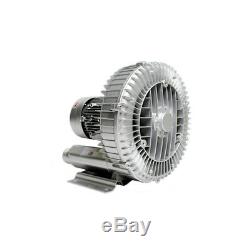 Vortex High Pressure Industrial Air Pump Blower 220V 1PH 750W Dry Blower Fan