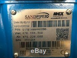 Warren Rupp Sandpiper S1FB1ABWANS000 Double Diaphragm Pump Aluminum Air Operated
