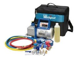 Wedigout Air Vacuum Pump 4.5 CFM A/C Repair Tool Set