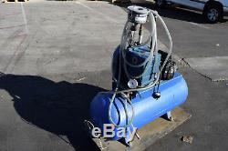 Welch 1402 Vacuum Forming Plastic Air Machine Pump + Storage Tank Process 1 HP
