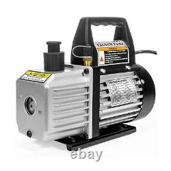 XtremepowerUS 71097 Air Vacuum Pump 3CFM HVAC Refrigeration Kit 3CFM 1/4 HP New