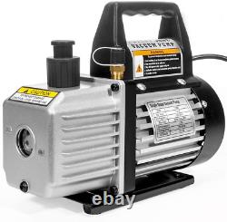 Xtremepowerus 3CFM 1/4HP Air Vacuum Pump HVAC R134A R12 R22 R410A A/C Refrigerat